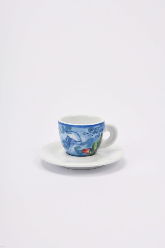 ANCAP Edex ’’In Our Hands’’ Porselen Espresso Fincan ve Tabak 6’lı Takım - 60 ml