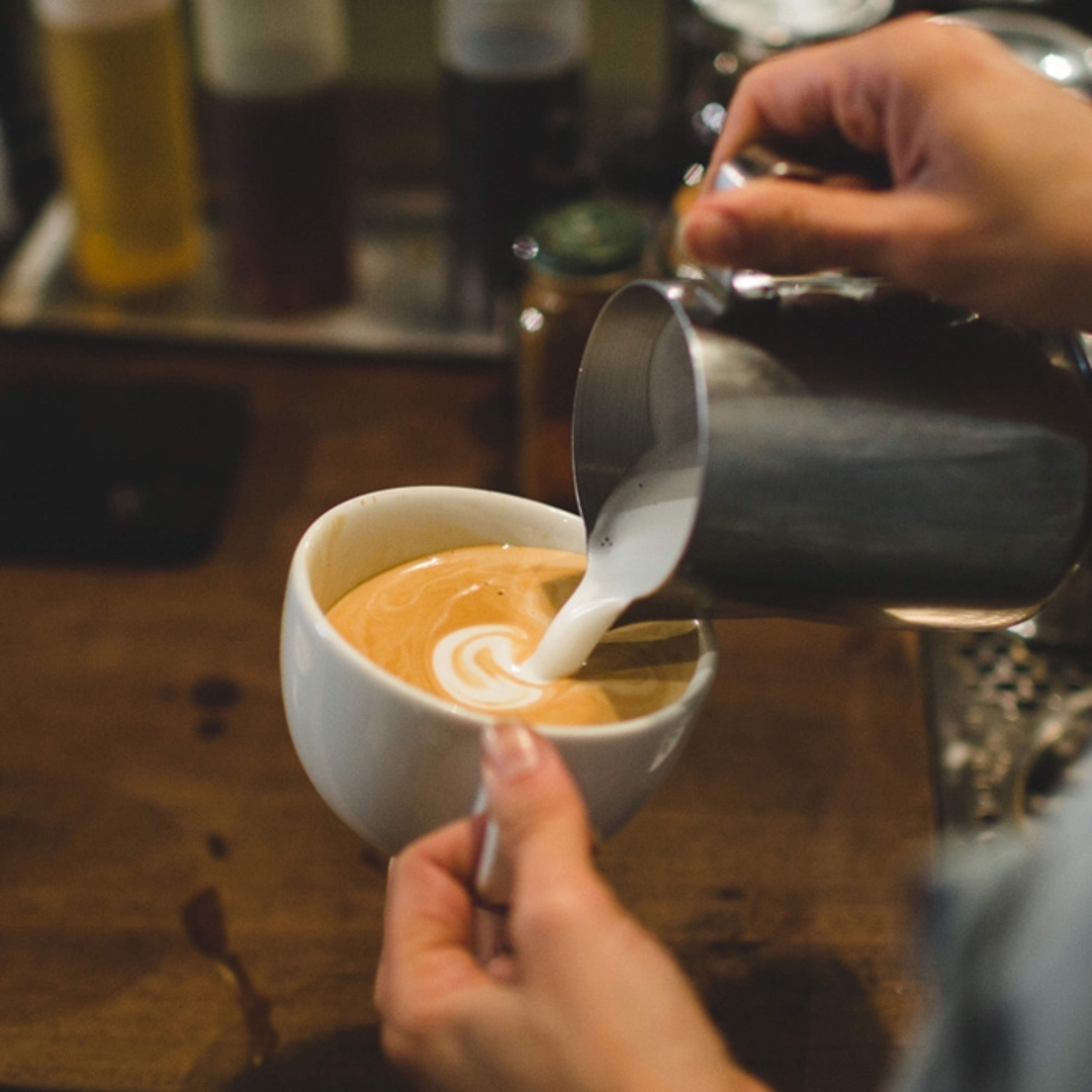 ANCAP Verona Porselen Cappuccino Fincan ve Tabak 6’lı Takımı - 180 ml - 6’lı Set