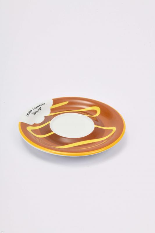 ANCAP Edex ’’Goloserie’’ Porselen Cappuccino Fincan ve Tabak Takımı - 180 ml (6.4oz)