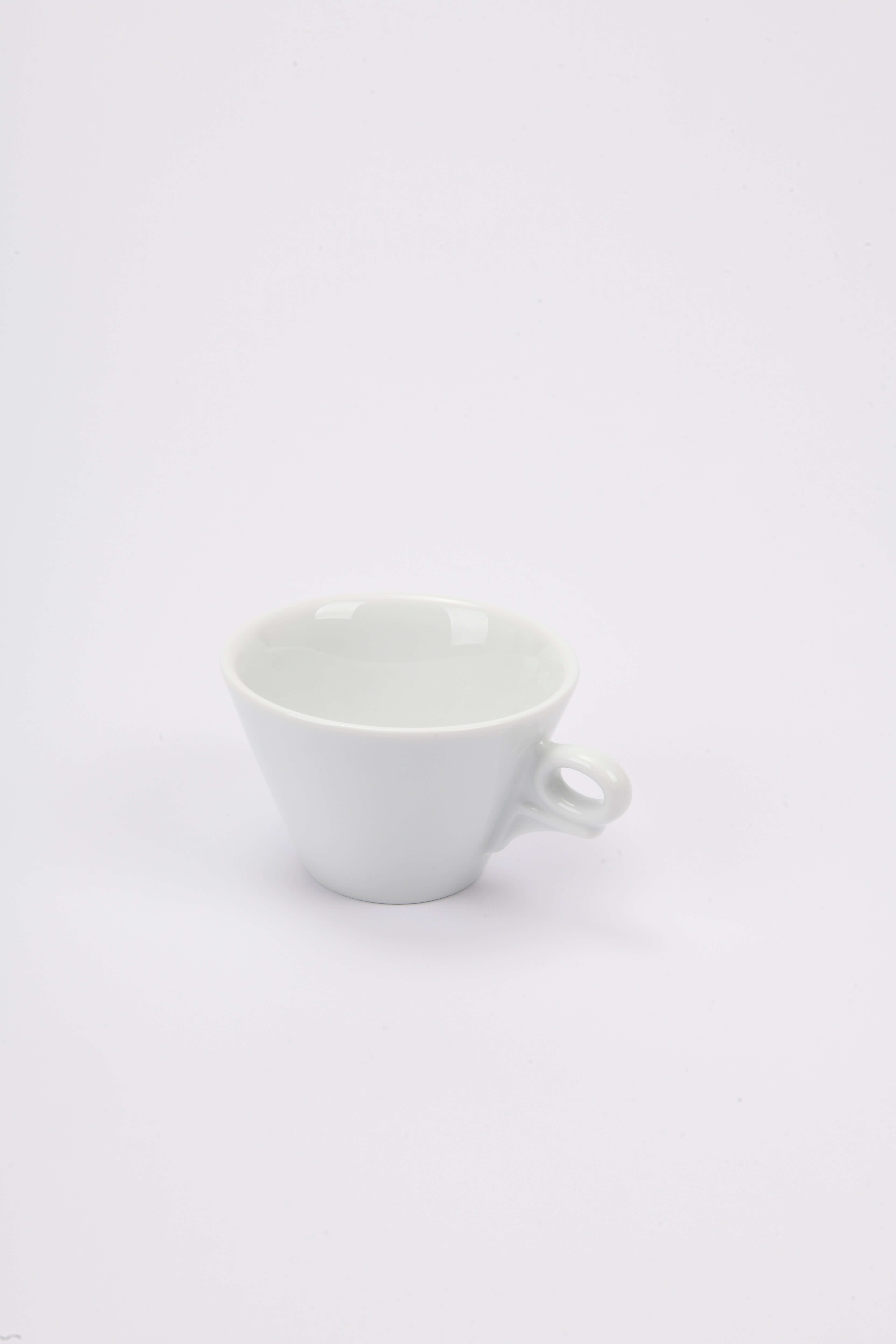 ANCAP Giotto Porselen Latte Fincan ve Tabak Takımı - 270 ml - 6’lı Set