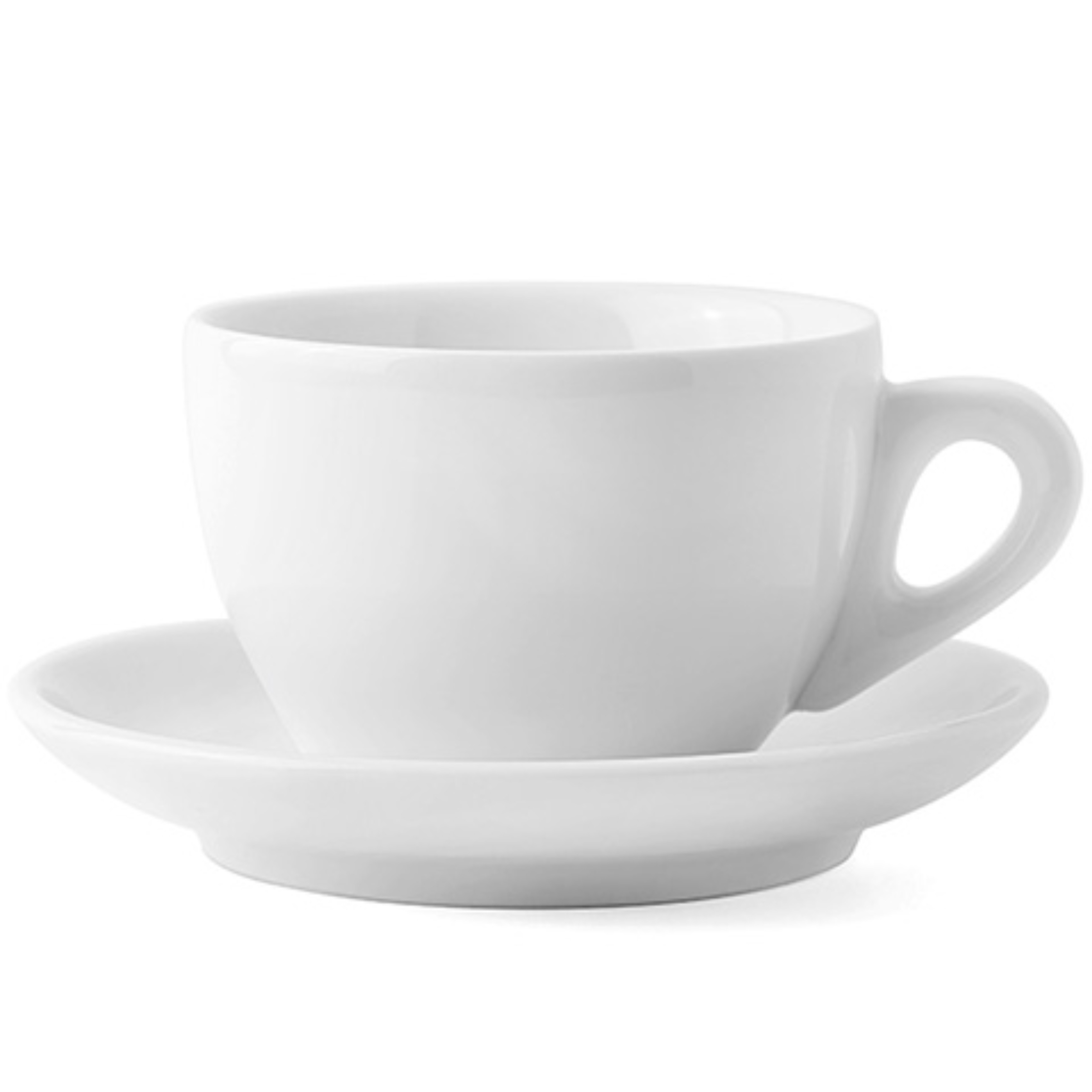 ANCAP Verona Porselen Cappuccino Fincan ve Tabak 6’lı Takımı - 180 ml - 6’lı Set