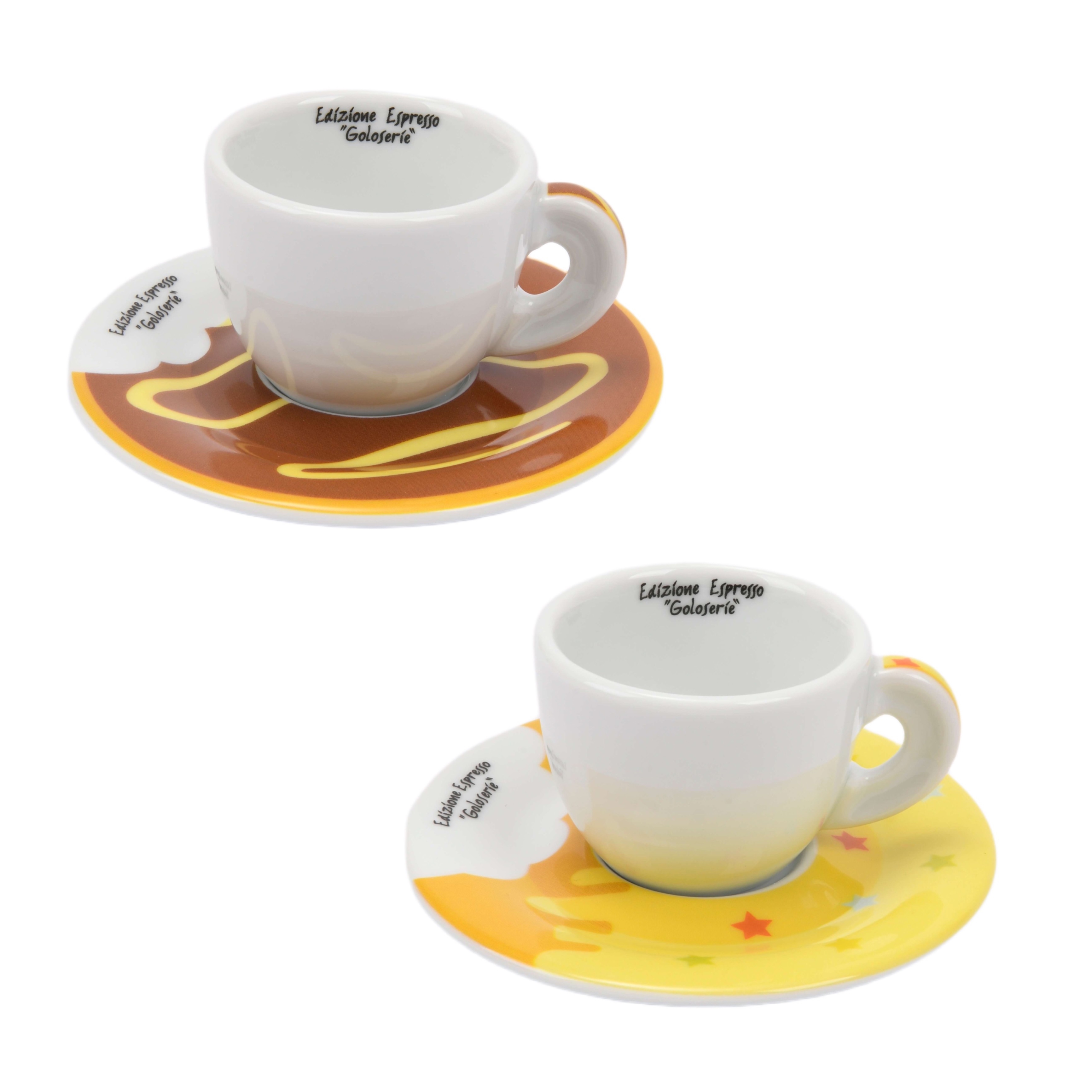 ANCAP Edex Goloserie İki Kişilik Espresso Fincan ve Tabak Takımı - 80 ml - 4 Parça