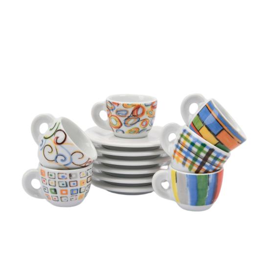 ANCAP Edex ’’Riccioli’’ Porselen Espresso Fincan