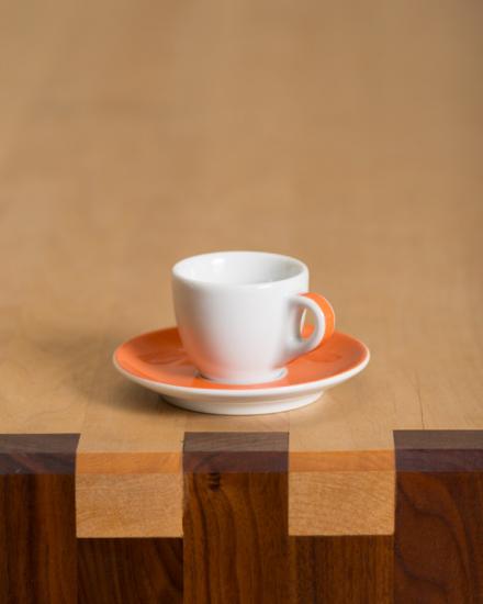 ANCAP Turuncu Çizgili Espresso Fincan Takımı